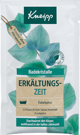 Badekristalle Erkältungszeit Kneipp