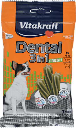Poslastice Dental Stick 3 v 1 Fresh XS Vitakraft