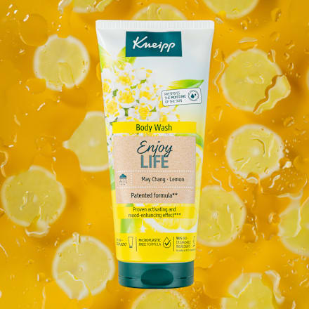 sprchový gel Enjoy Life s citronem a vavřínem Kneipp