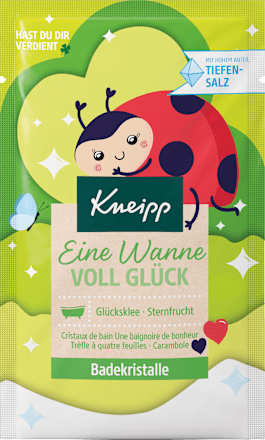 Badesalz Eine Wanne VOLL GLÜCK Kneipp