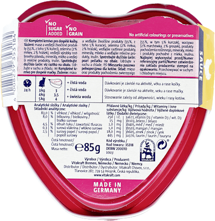 Karma dla kota, kurczak POESIE CREATION SOS Vitakraft