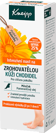 mast na zrohovatělou kůži chodidel Kneipp