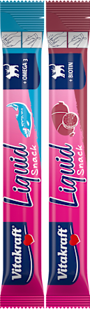 Katzensnack Liquid mit Lachs & Leberwurst Vitakraft