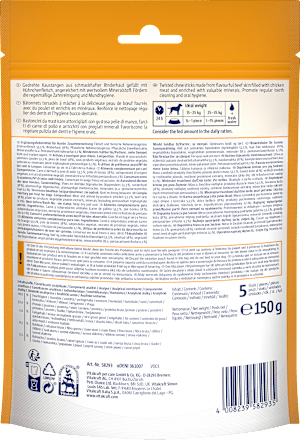 Hunde Kausnack Dental Chews zur Zahnreinigung Vitakraft