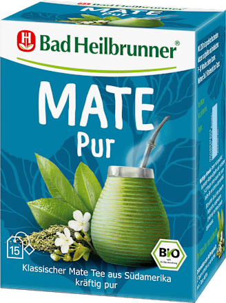 Kräutertee Mate Pur (15 Beutel) Bad Heilbrunner
