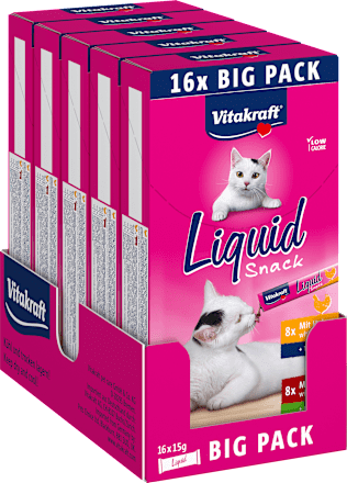 Katzensnack Liquid mit Huhn & Rind Vitakraft