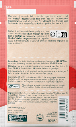 Badesalz Hab dich Lieb Kneipp