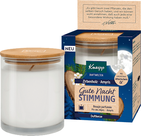 Duftkerze im Glas 'Gute Nacht Stimmung' 145g Kneipp