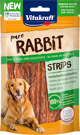 Hundeleckerli pure Rabbit Strips Vitakraft