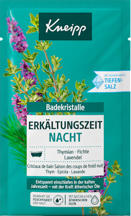 sůl do koupele Erkältungszeit Nacht Kneipp