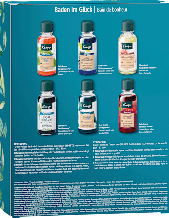 Geschenkset Baden im Glück 6tlg Kneipp