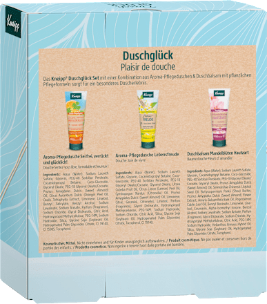 Geschenkset Duschglück 3tlg Kneipp