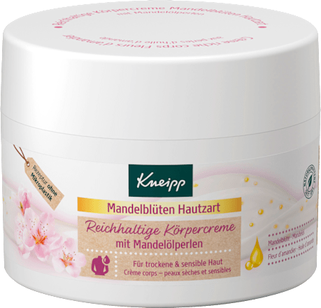 Mandelblüten Hautzart Reichhaltige Körpercreme mit Mandelölperlen Kneipp