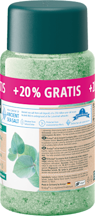 Kryształki do kąpieli z soli mineralnej Eukaliptus Eucalyptus Bath Kneipp