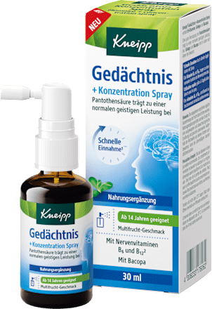 Spray Gedächtnis + Konzentration Kneipp