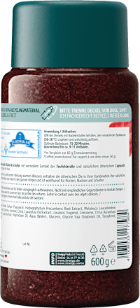 Badekristalle Rückenwohl Kneipp