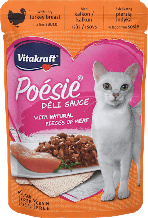 Hrana za odrasle mačke Poésie Délice, puranja prsa Vitakraft
