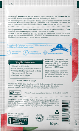 Badesalz Rücken Wohl Kneipp