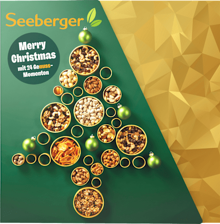 Adventskalender 2023 mit 24 geNUSSmomenten Seeberger