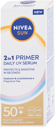 Pleťové sérum na opaľovanie Primer Daily 2v1 OF 50+ NIVEA SUN