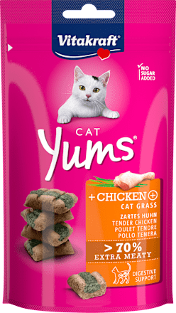 Katzenleckerli Cat Yums mit Huhn & Katzengras Vitakraft
