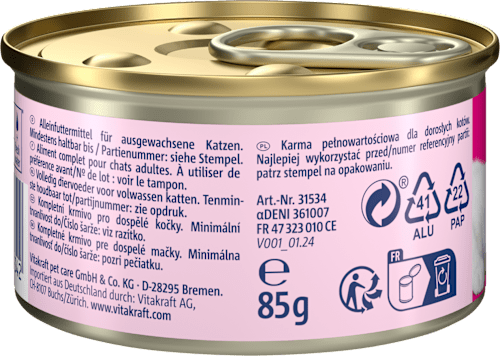 Mus mokra karma dla kota Poésie, kurczak Vitakraft