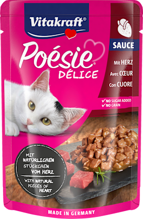 Nassfutter Katze, Herz in Soße, Poésie Délice  Vitakraft