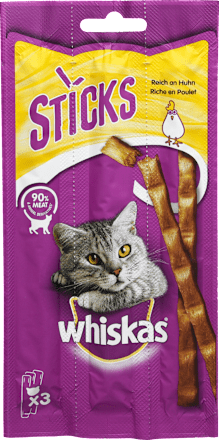 Katzenleckerli Sticks Reich an Huhn Whiskas