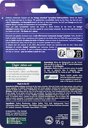 Kinder Badezusatz Weltraumfahrer Sprudelbad Kneipp Naturkind