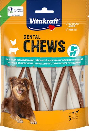 Hunde Kausnack Dental Chews zur Zahnreinigung Vitakraft