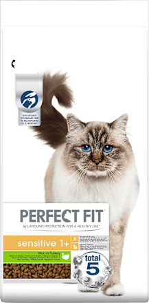 Trockenfutter Katze sensitive mit Truthahn, Adult 1+ PERFECT FIT