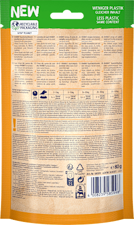 Hundeleckerli pure Rabbit Strips Vitakraft