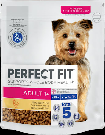 granule pro psy Adult 1+ s kuřecím masem PERFECT FIT