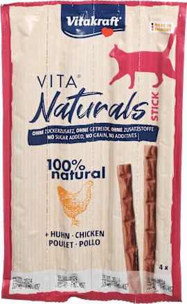 Dopolnilna hrana za mačke Vita Naturals - palčke s piščancem Vitakraft