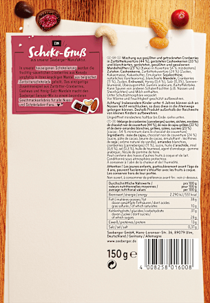 Nussmischung, Genuss-Mix Seeberger