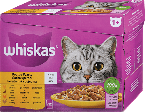 Mokra hrana za mačke Perutninska pojedina whiskas