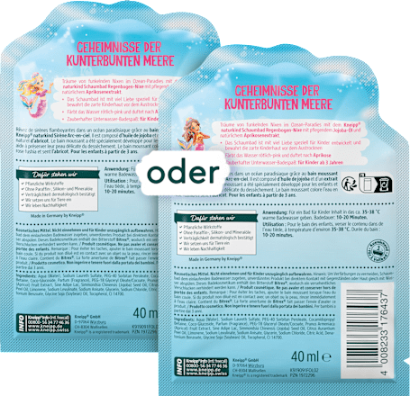 Schaumbad Regenbogen-Nixe Kneipp Naturkind