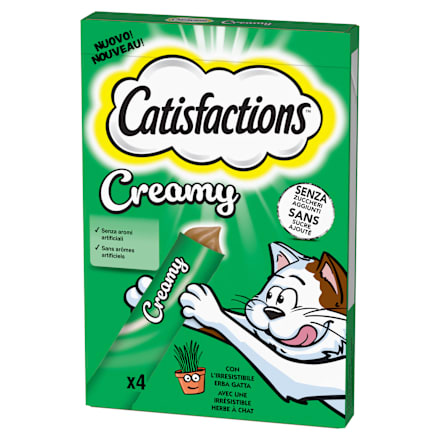 Snack cremoso per gatti con erba gatta Catisfactions