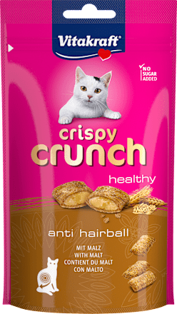Dopolnilna hrana za mačke Crispy Crunch Anti Hairball Vitakraft