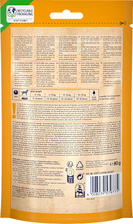 Hundeleckerli Ente, pure duck mini coins Vitakraft