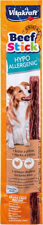 Dopolnilna hrana za pse Beef-Stick Hypoallergenic, puran in noj Vitakraft