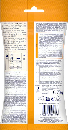 Hundesnack Kauknoten delicious CHEWS mit Huhn (2 Stück) Größe M Vitakraft