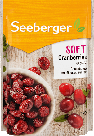 Mehke suhe brusnice Seeberger