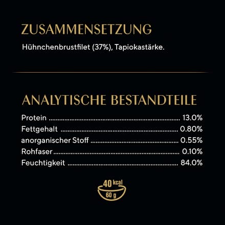 Nassfutter Katze mit Huhn Filets Sheba