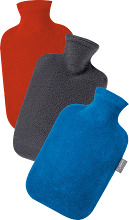 Wärmflasche mit Flauschbezug Fashy