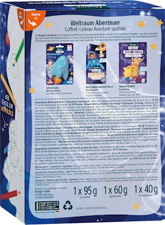 Geschenkset Badezusatz Kinder Weltraum Abenteuer 3tlg Kneipp Naturkind