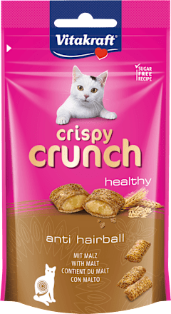 Dopolnilna hrana za mačke Crispy Crunch Anti Hairball Vitakraft