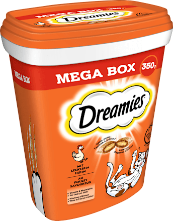 Katzenleckerli mit Huhn Mega Box Dreamies