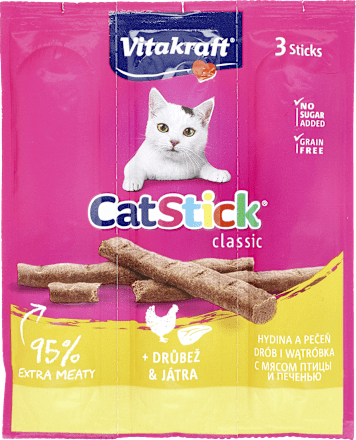 Przysmak dla kota Cat Stick Classic, drób - wątróbka Vitakraft