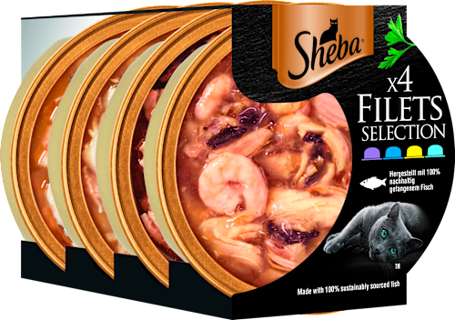 Nassfutter Katze Filets Selection Sheba